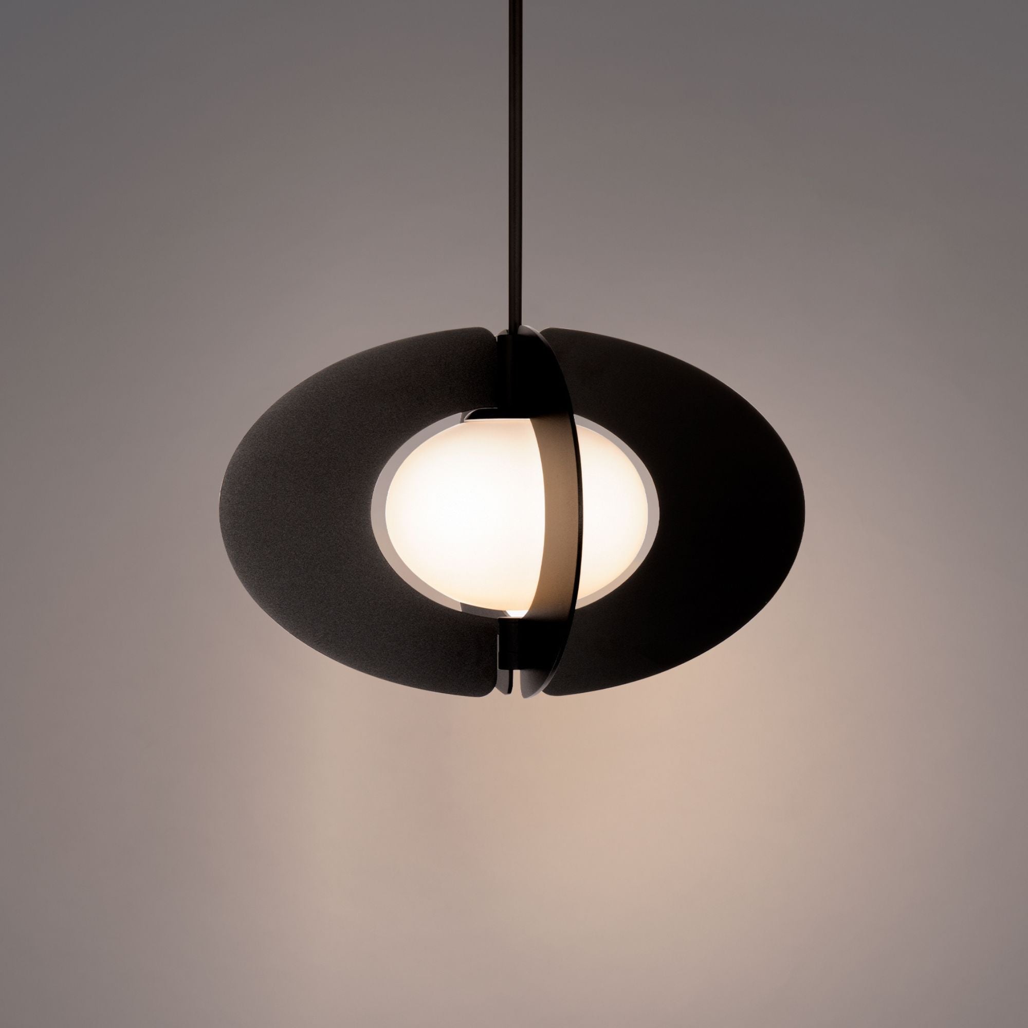 Echelon 24" LED Pendant, Black Finish - Bees Lighting