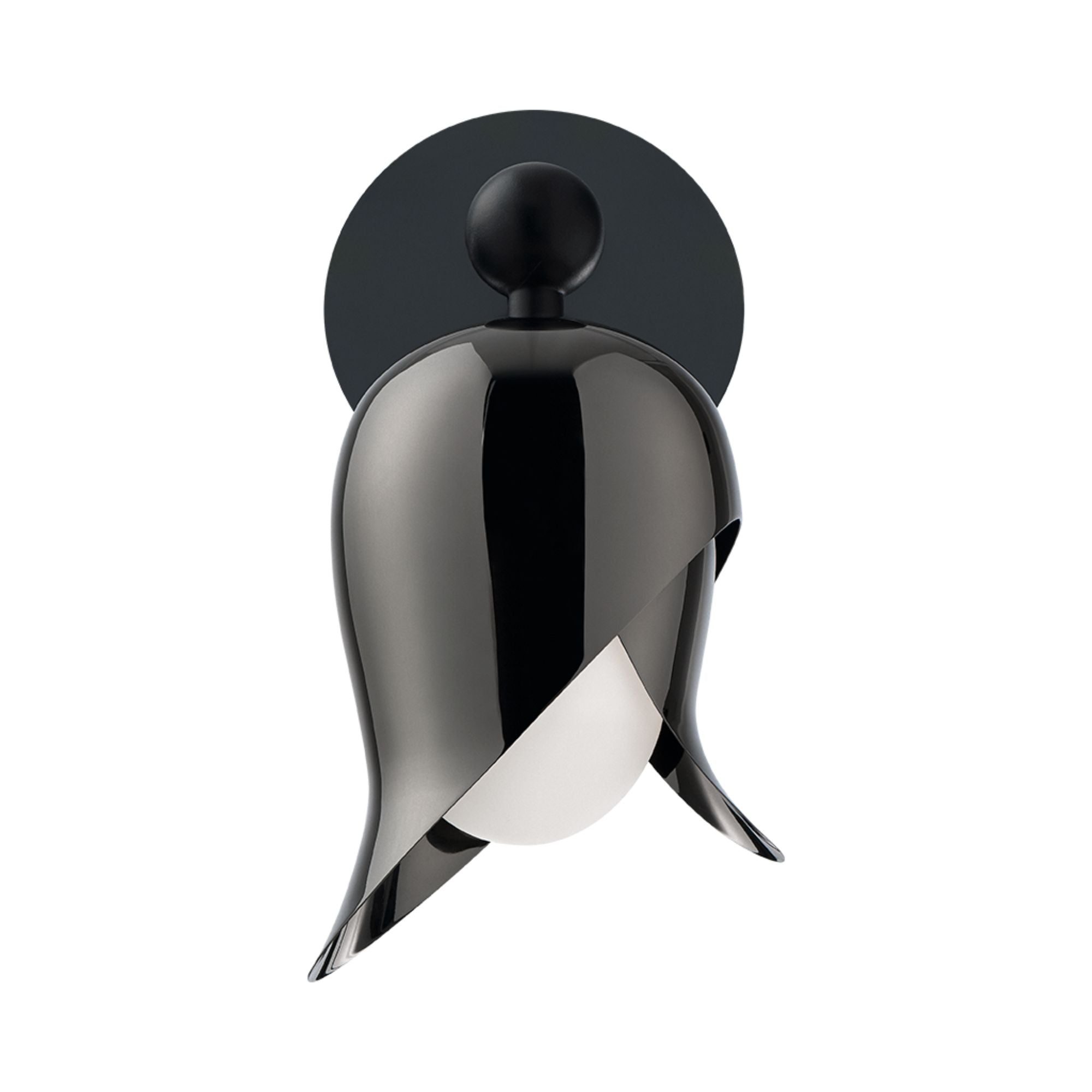 Elixir 13" LED Wall Sconce, 2700K, Nickel/Black Finish