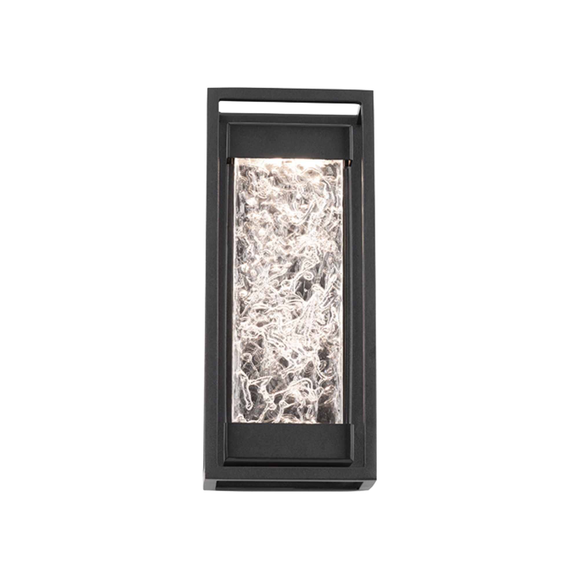 Elyse 12" LED Outdoor Wall Sconce, Black Finish - Bees Lighting