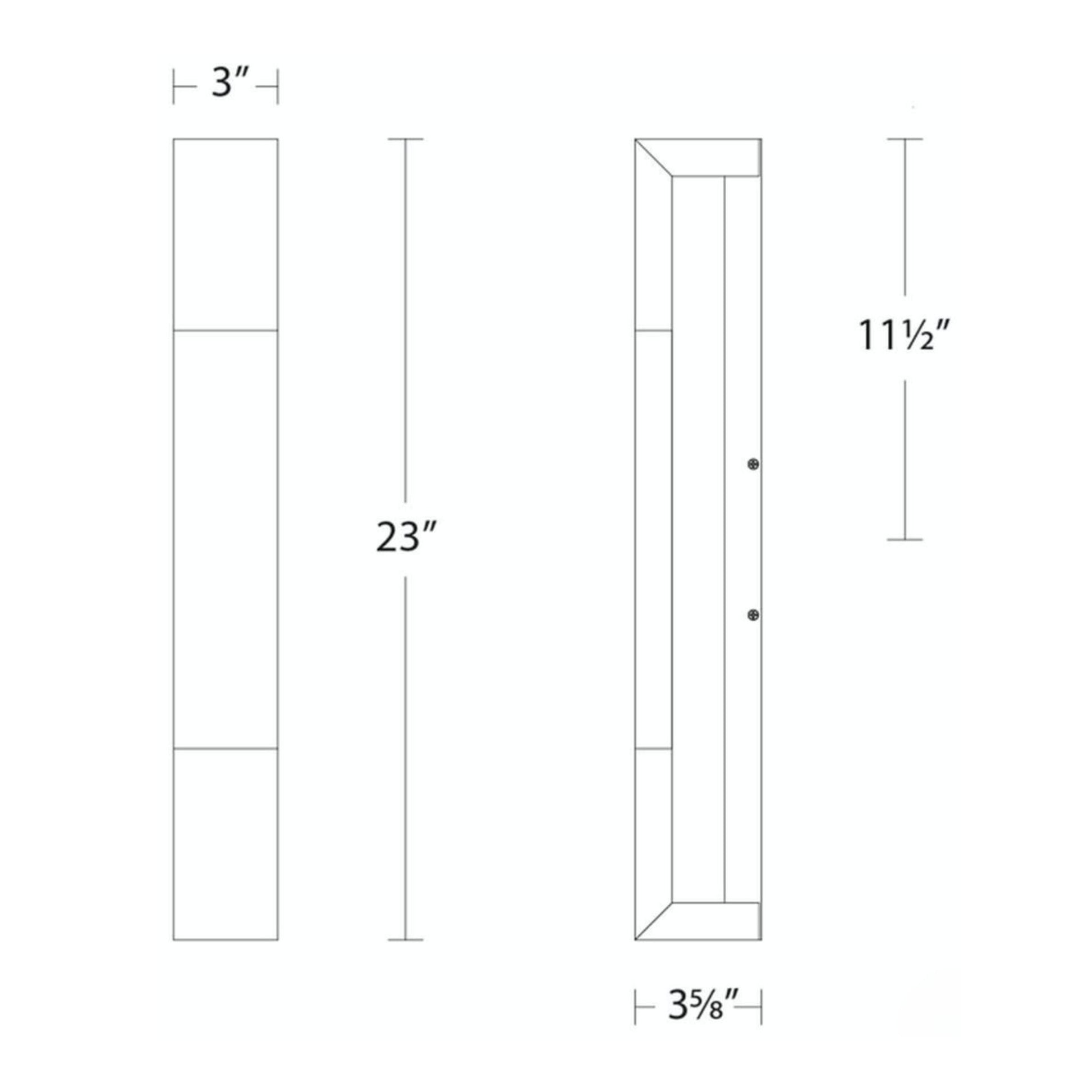 Ember 23" LED Bath Light, Aged Brass Finish - Bees Lighting