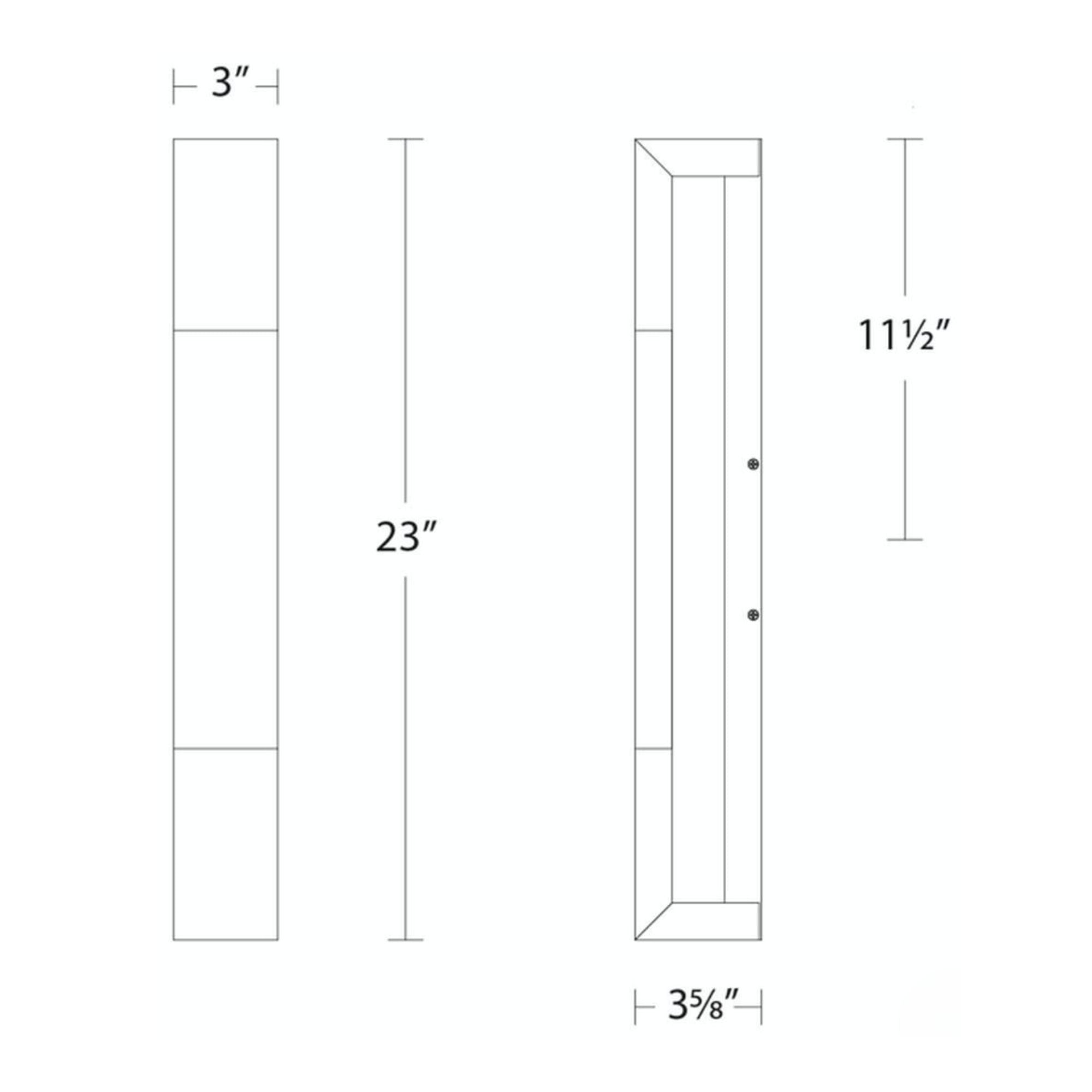 Ember 23" LED Bath Light, Aged Brass Finish - Bees Lighting