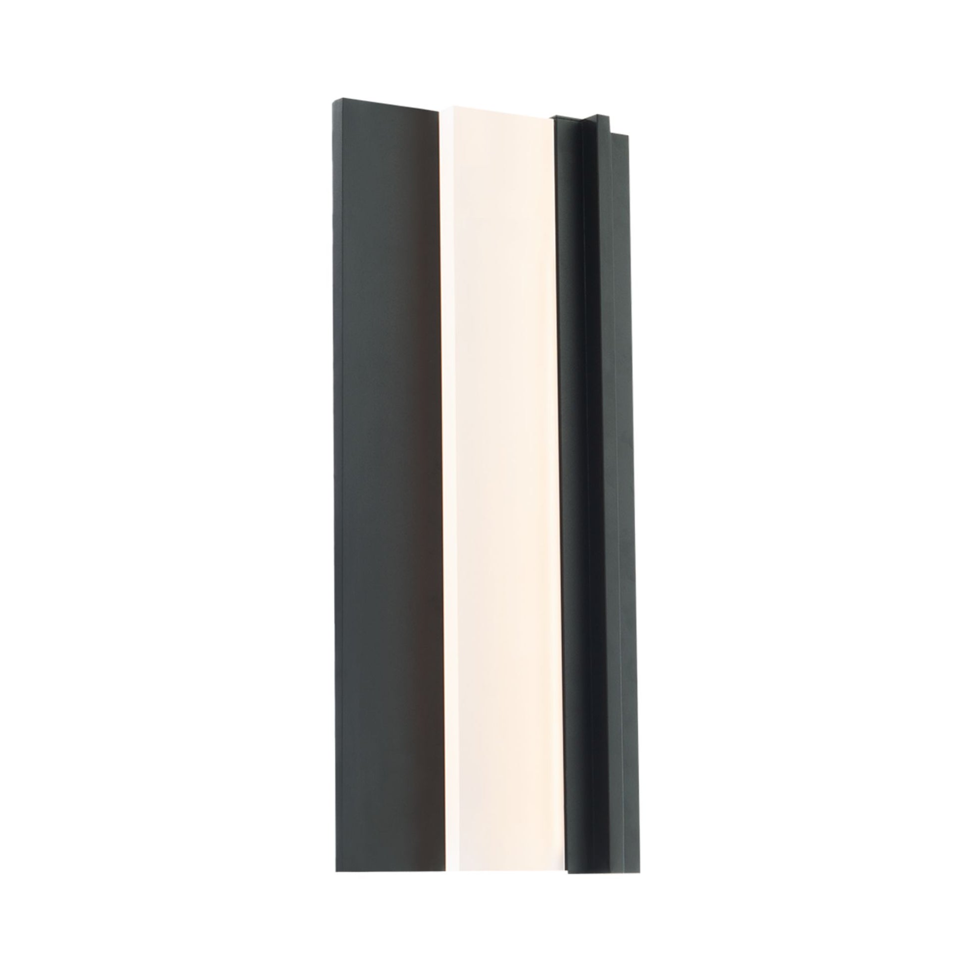 Enigma LED Outdoor Wall Sconce Black Finish - Bees Lighting