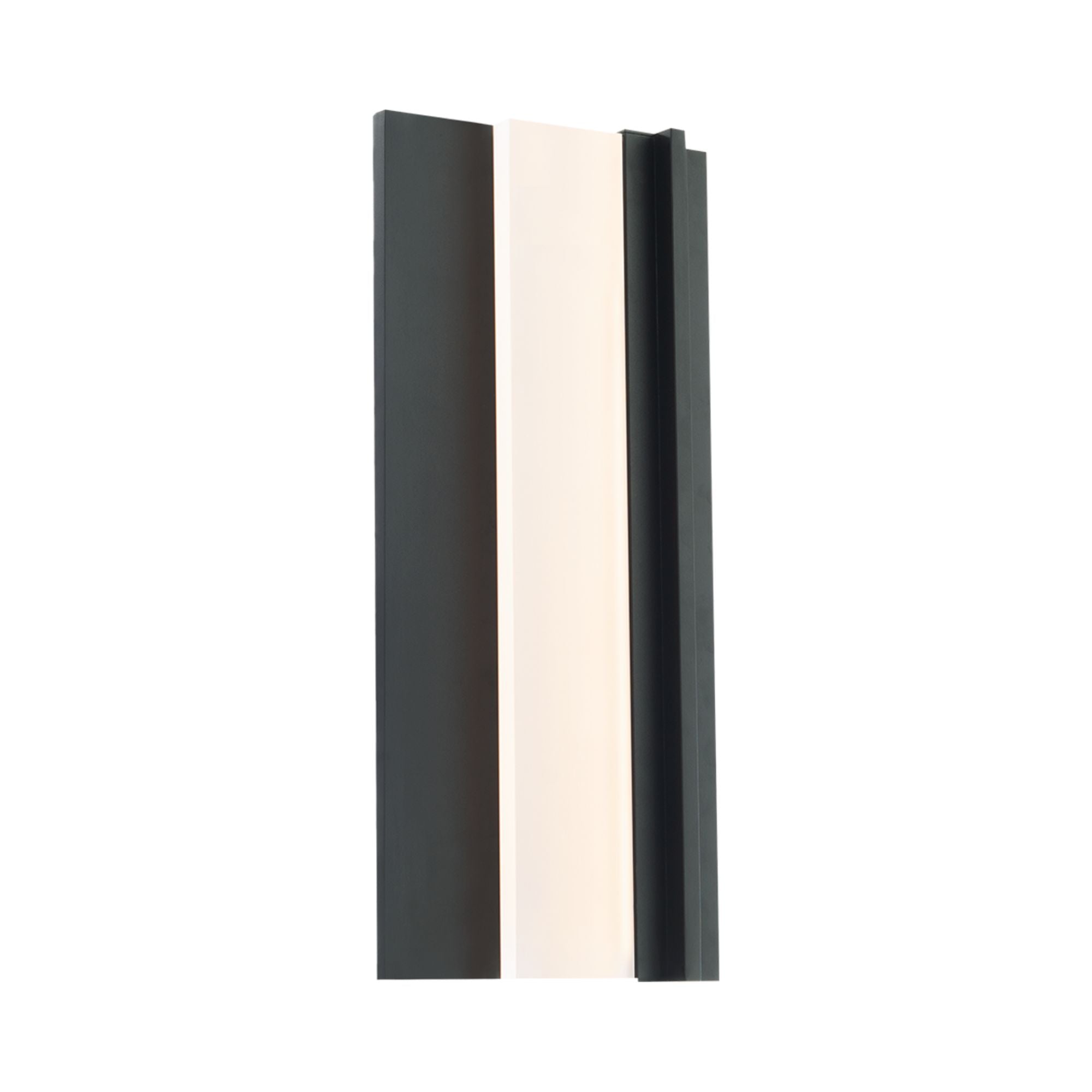 Enigma LED Outdoor Wall Sconce Black Finish - Bees Lighting