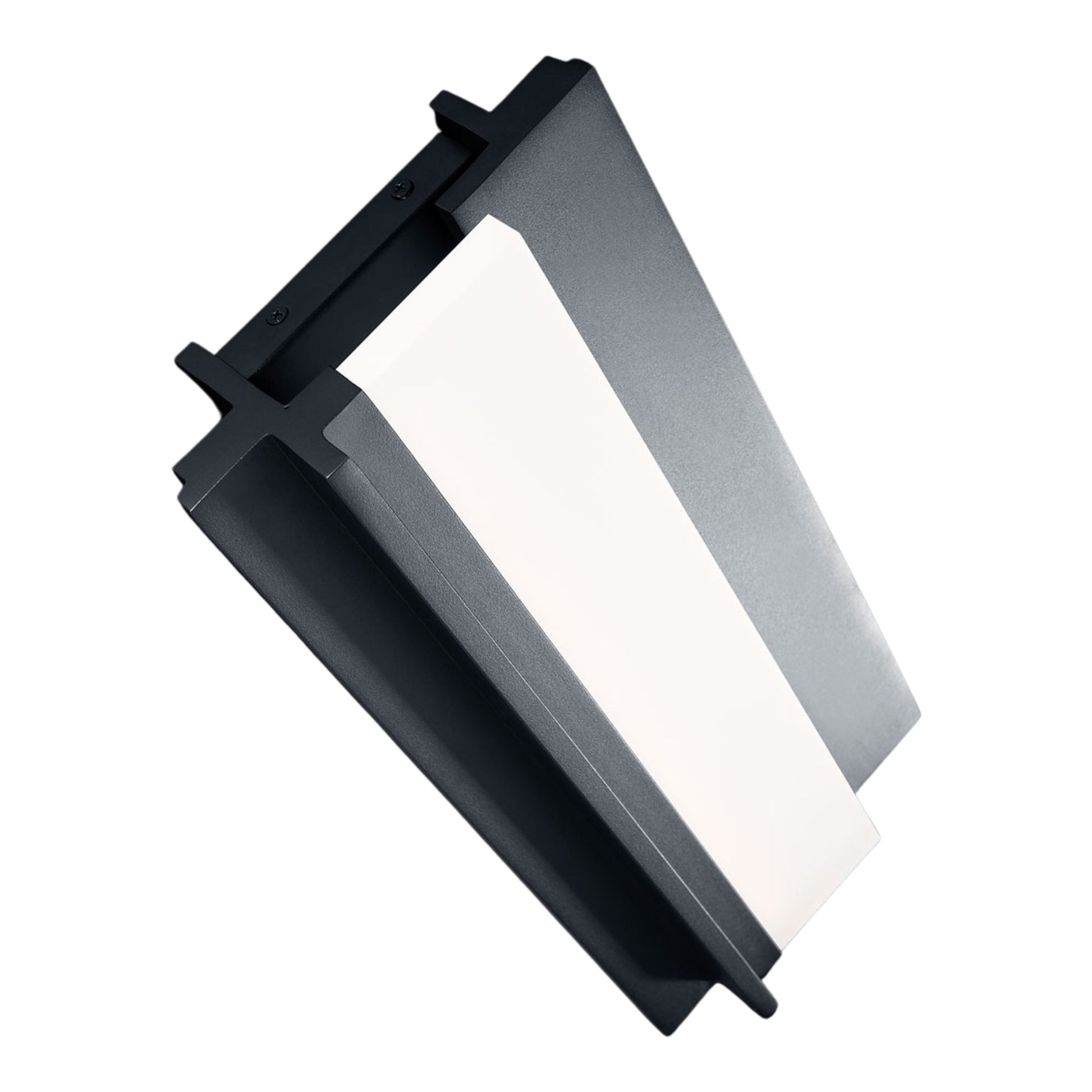 Enigma 18" LED Outdoor Wall Sconce, Black Finish - Bees Lighting