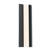 Enigma LED Outdoor Wall Sconce Black Finish - Bees Lighting