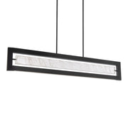Equilibrium 48" LED Linear Pendant, Black Finish - Bees Lighting