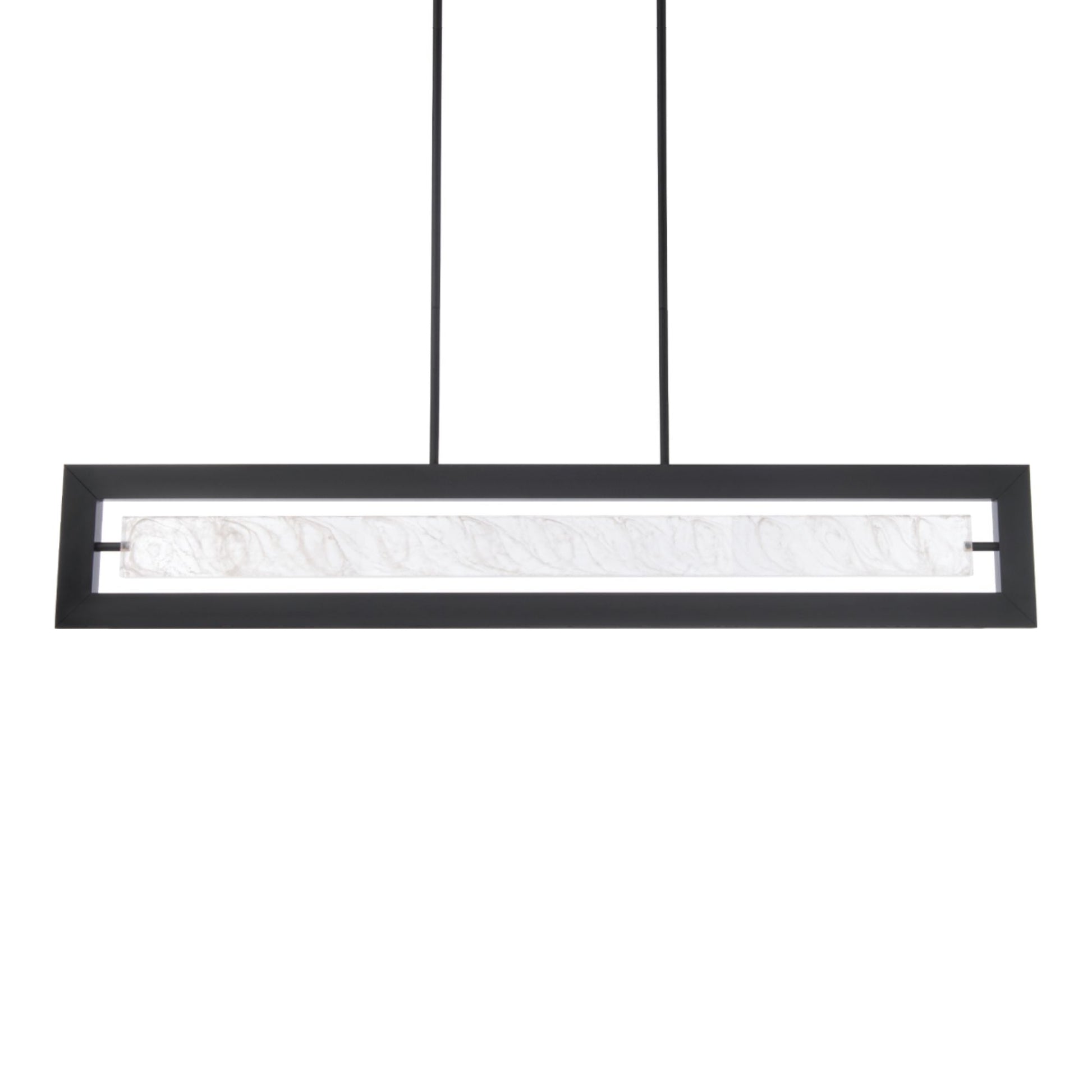 Equilibrium 48" LED Linear Pendant, Black Finish - Bees Lighting