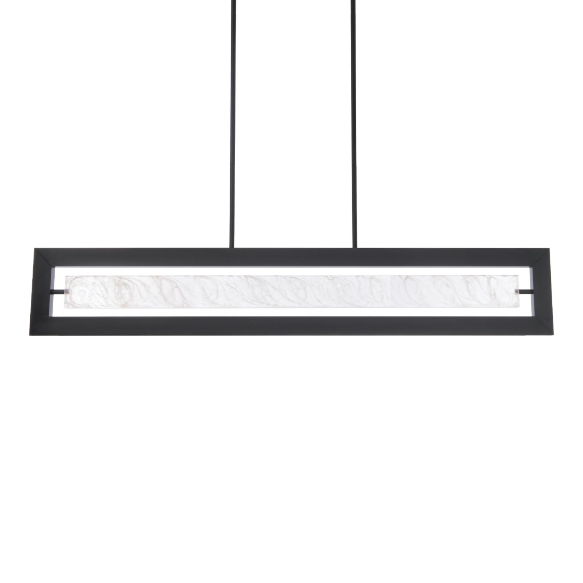 Equilibrium 48" LED Linear Pendant, Black Finish - Bees Lighting