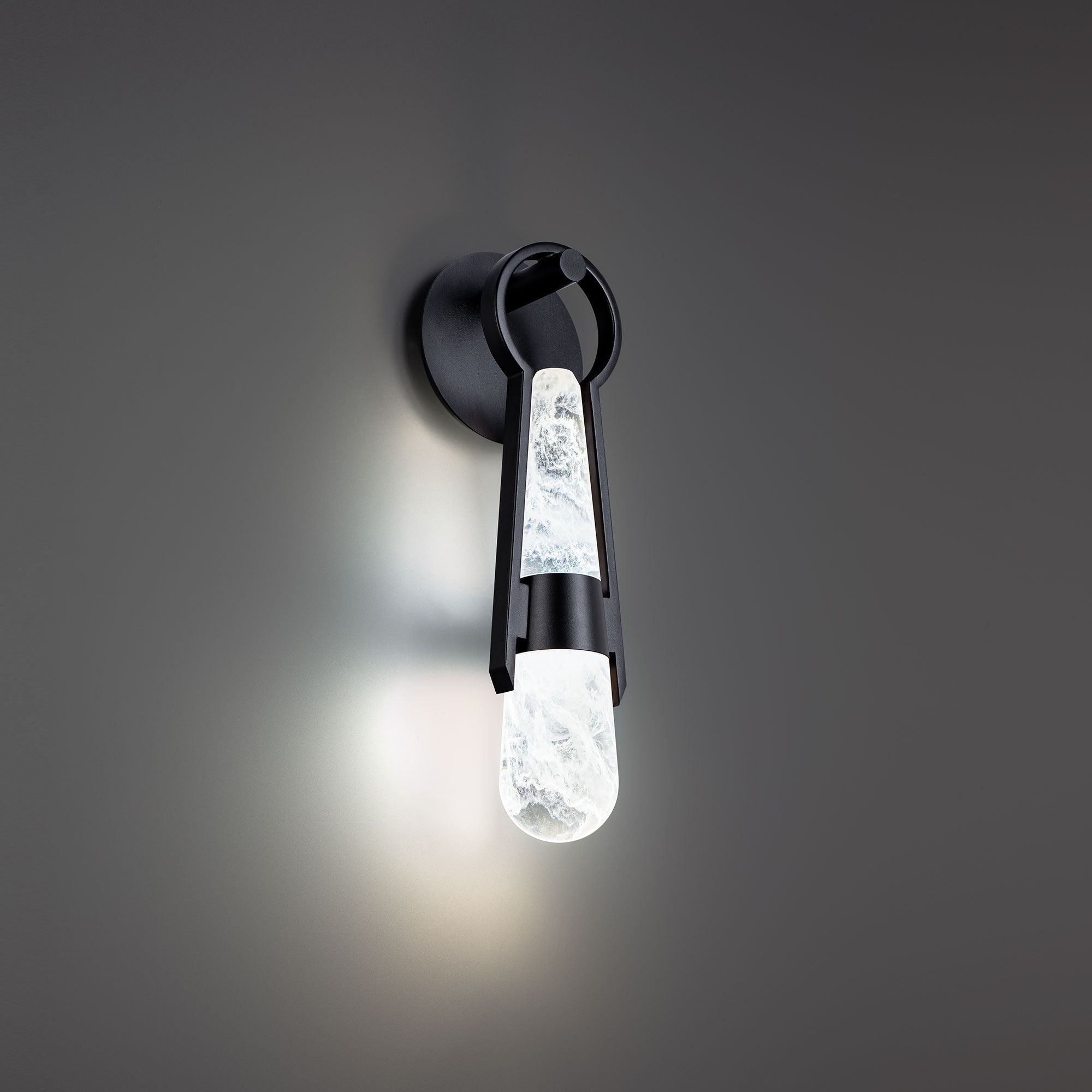 Ezra 18" LED Wall Sconce, Black Finish - Bees Lighting