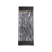 Fathom LED Outdoor Wall Sconce Black Finish - Bees Lighting