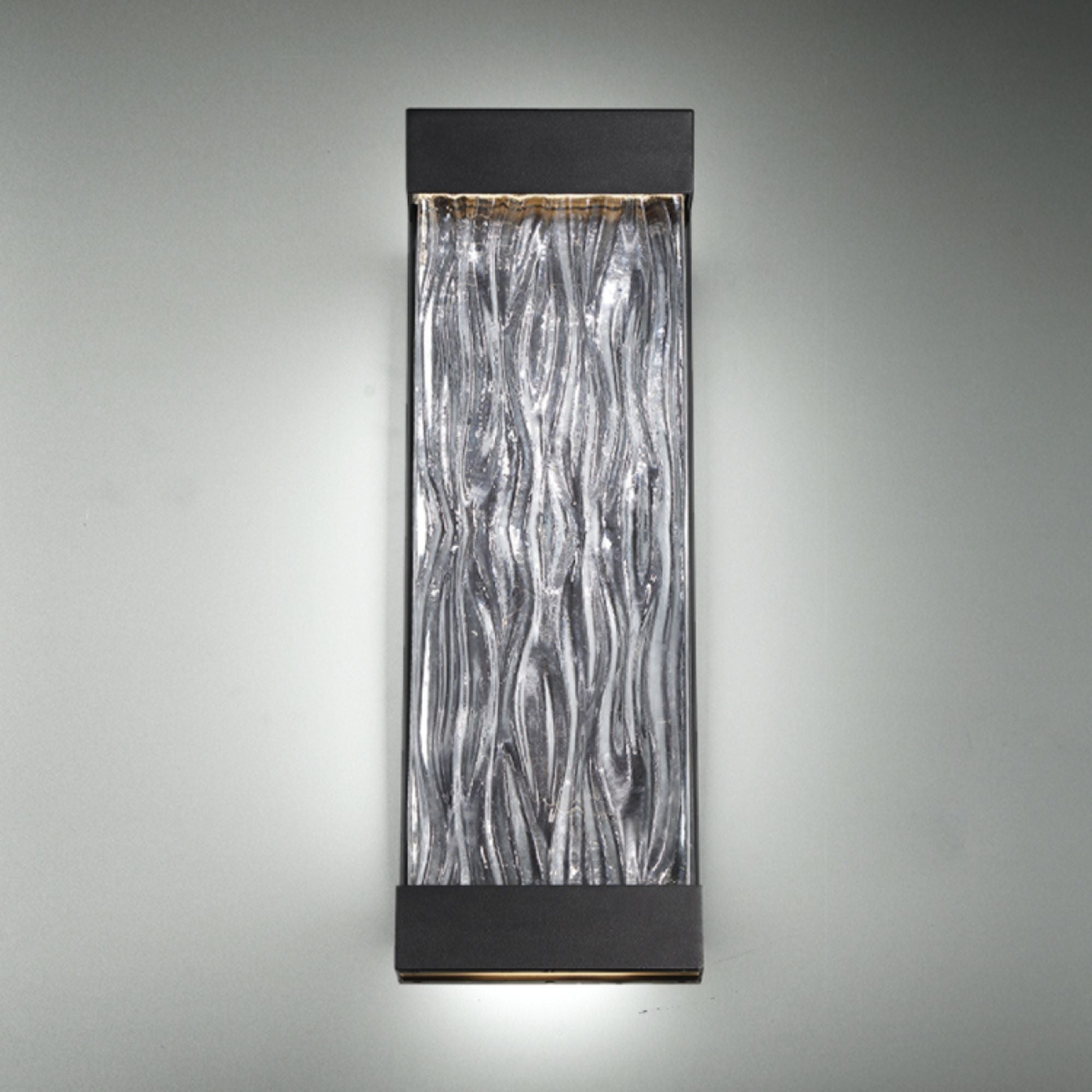 Fathom 16" LED Outdoor Wall Sconce, Black Finish - Bees Lighting