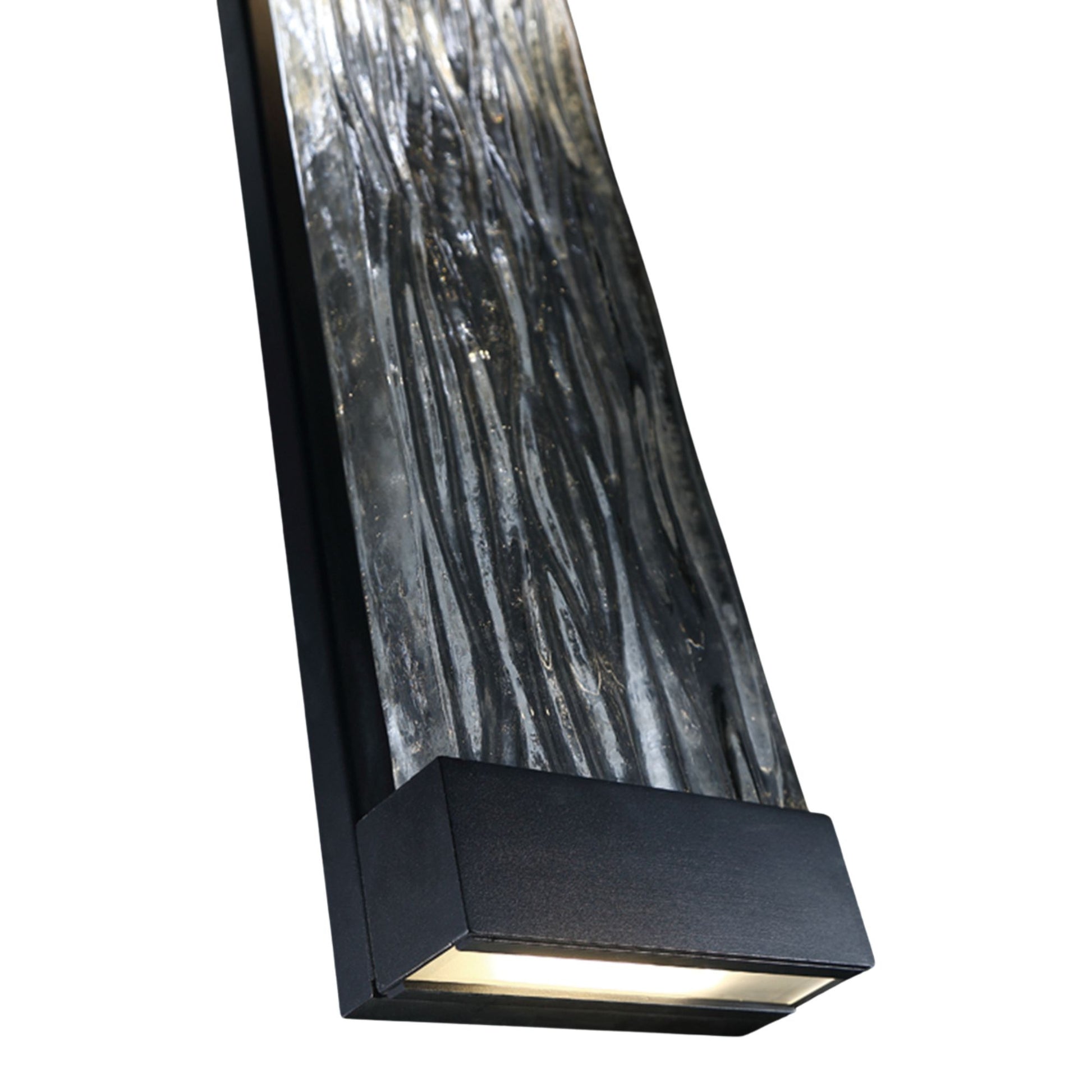 Fathom 16" LED Outdoor Wall Sconce, Black Finish - Bees Lighting