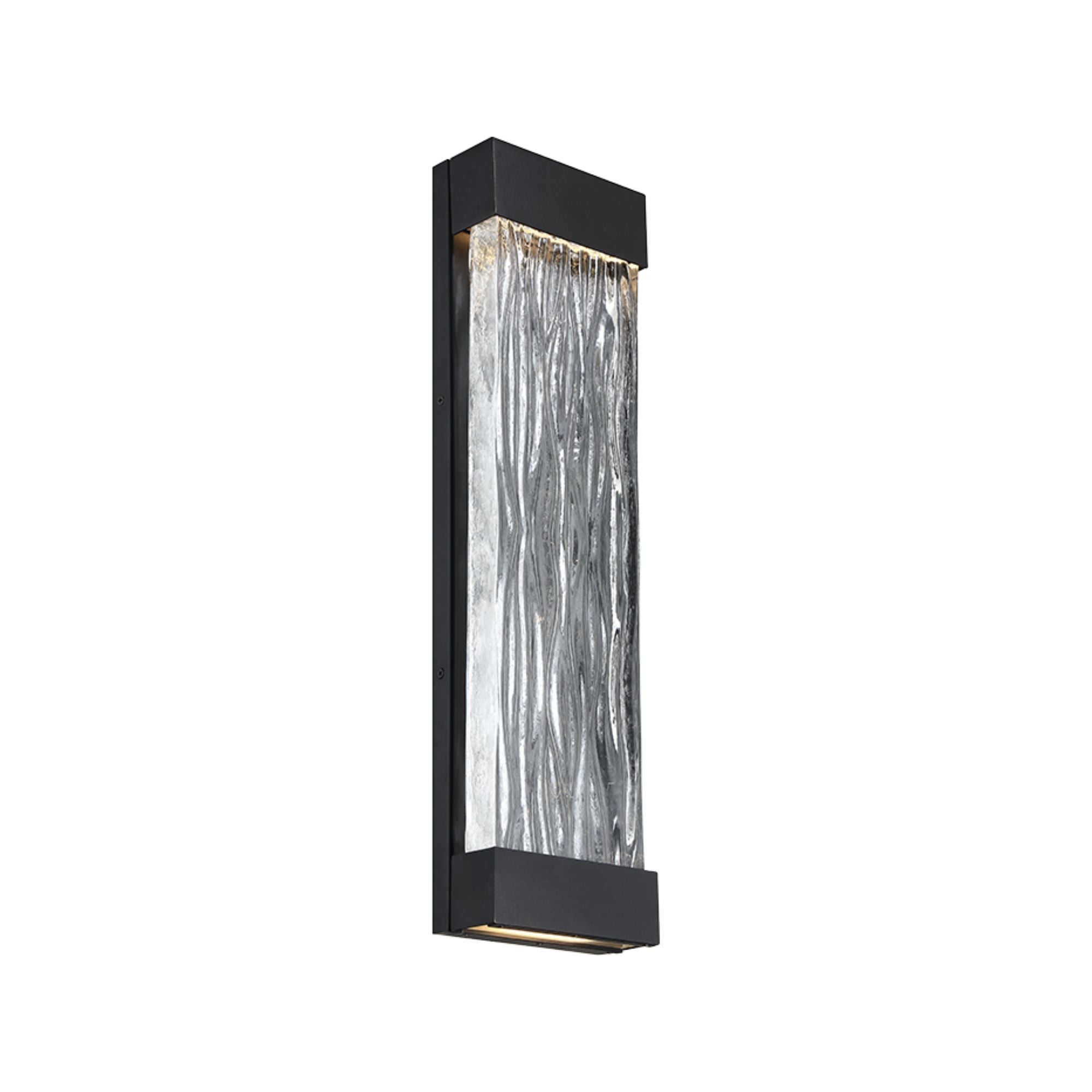 Fathom 16" LED Outdoor Wall Sconce, Black Finish - Bees Lighting