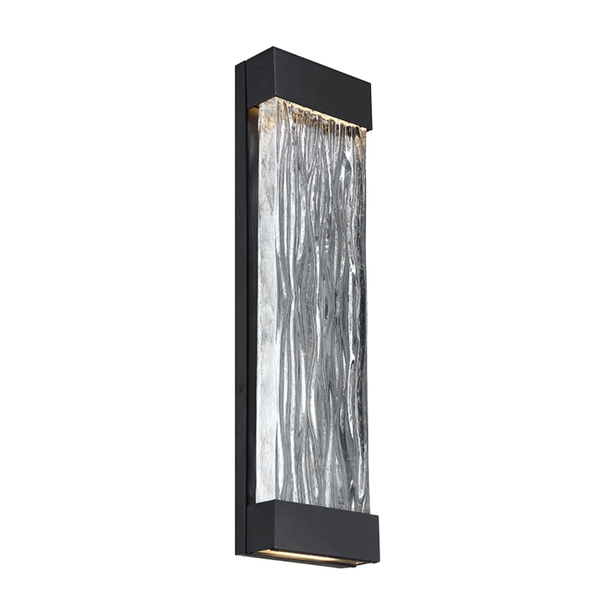 Fathom 22" LED Outdoor Wall Sconce, Black Finish - Bees Lighting