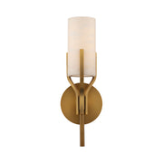 Firenze 21" LED Wall Sconce, Aged Brass Finish