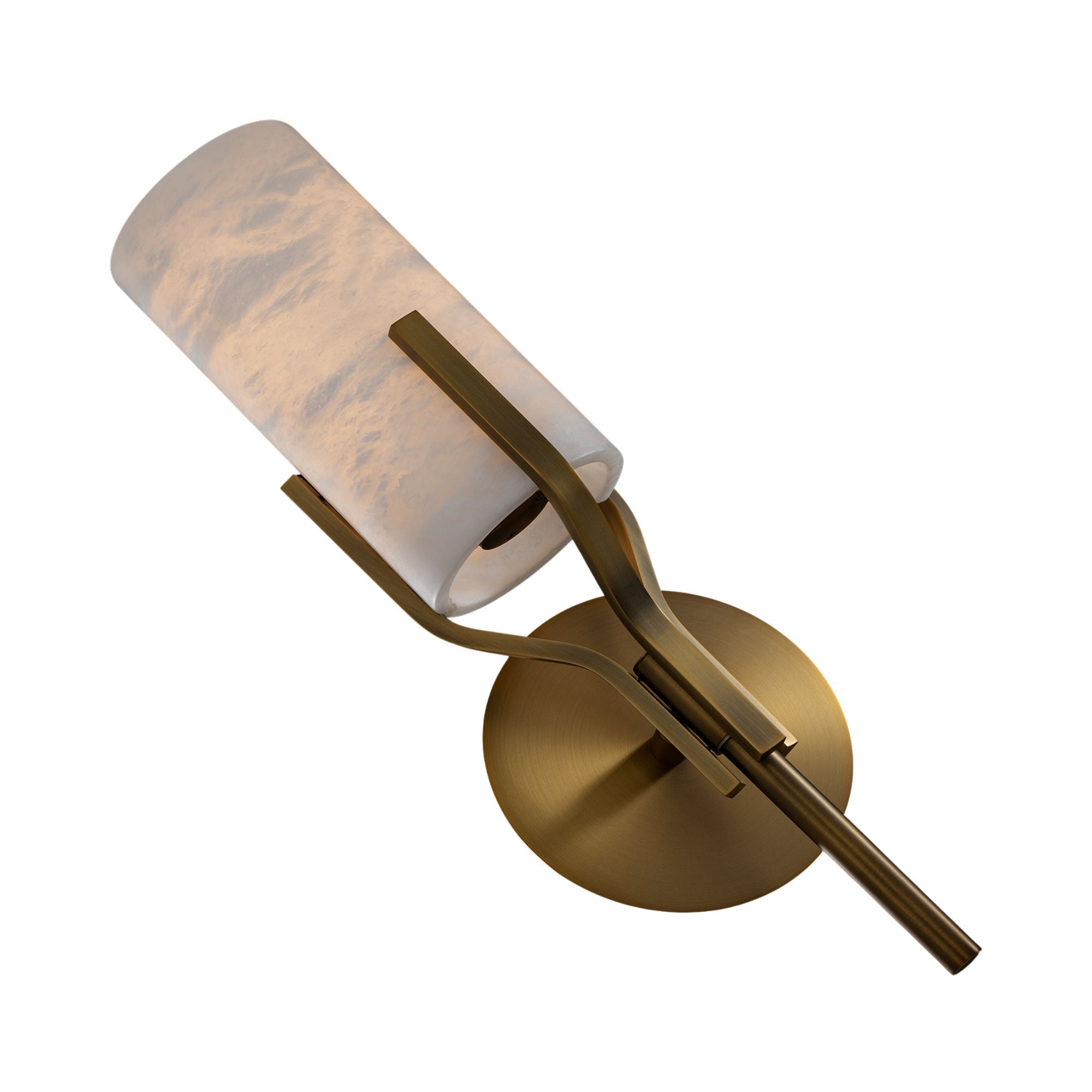 Firenze 21" LED Wall Sconce, Aged Brass Finish