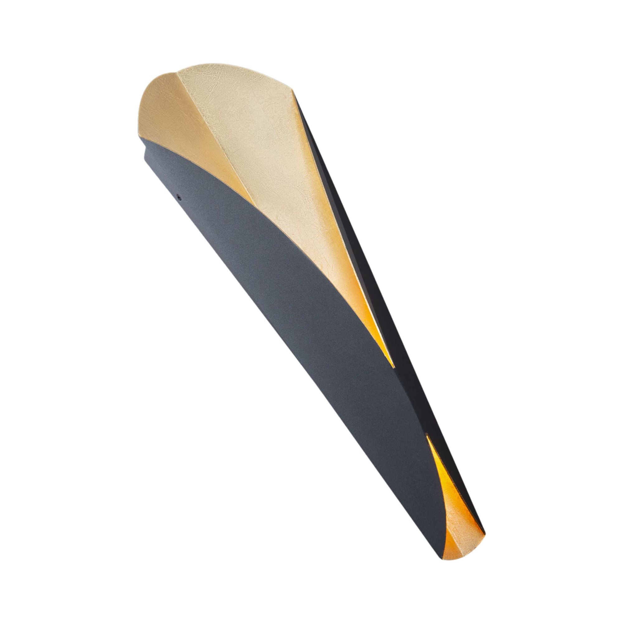 Fleur 22" LED Wall Sconce, Bronze & Gold Leaf Finish