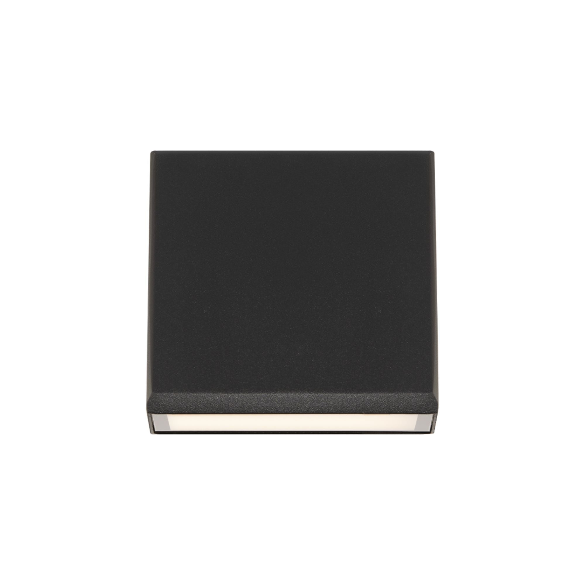 Flue 6" LED Outdoor Wall Sconce, Black Finish