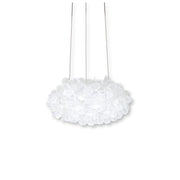 Fluffy LED Chandelier Nickel Finish - Bees Lighting