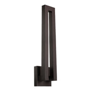 Forq 24" LED Outdoor Wall Sconce, Bronze Finish