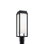 Framed 20" LED Outdoor Post Light, Bronze Finish