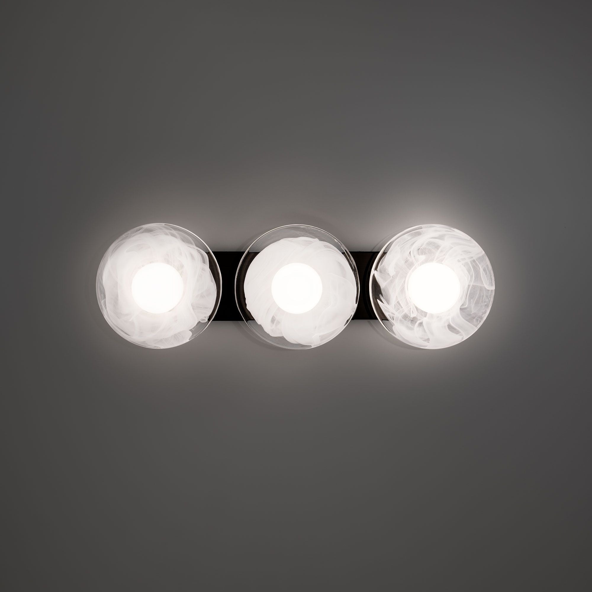 Fresco 25" LED Bath Vanity, Black Finish