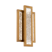 Fury 16" LED Wall Sconce, Aged Brass Finish - Bees Lighting