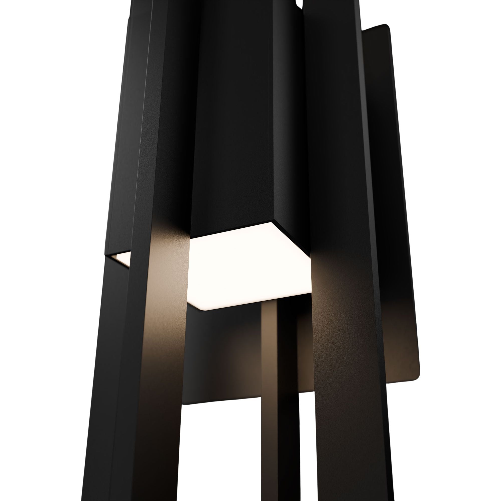Gander 20" LED Outdoor Wall Sconce, 3500K, Black Finish