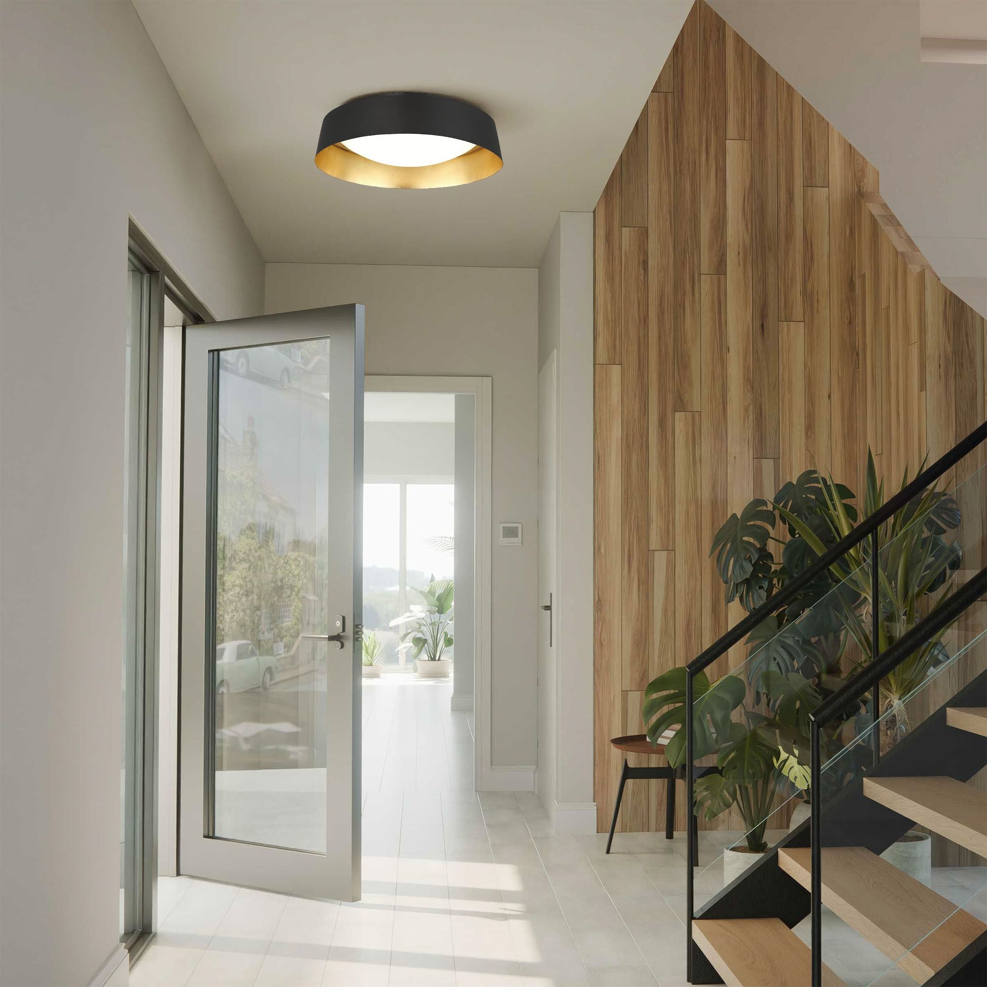 Gilt 22" LED Flush Mount, Gold Finish