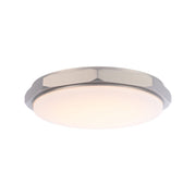 Grommet 13" LED Flush Mount, 3CCT, Brushed Nickel Finish