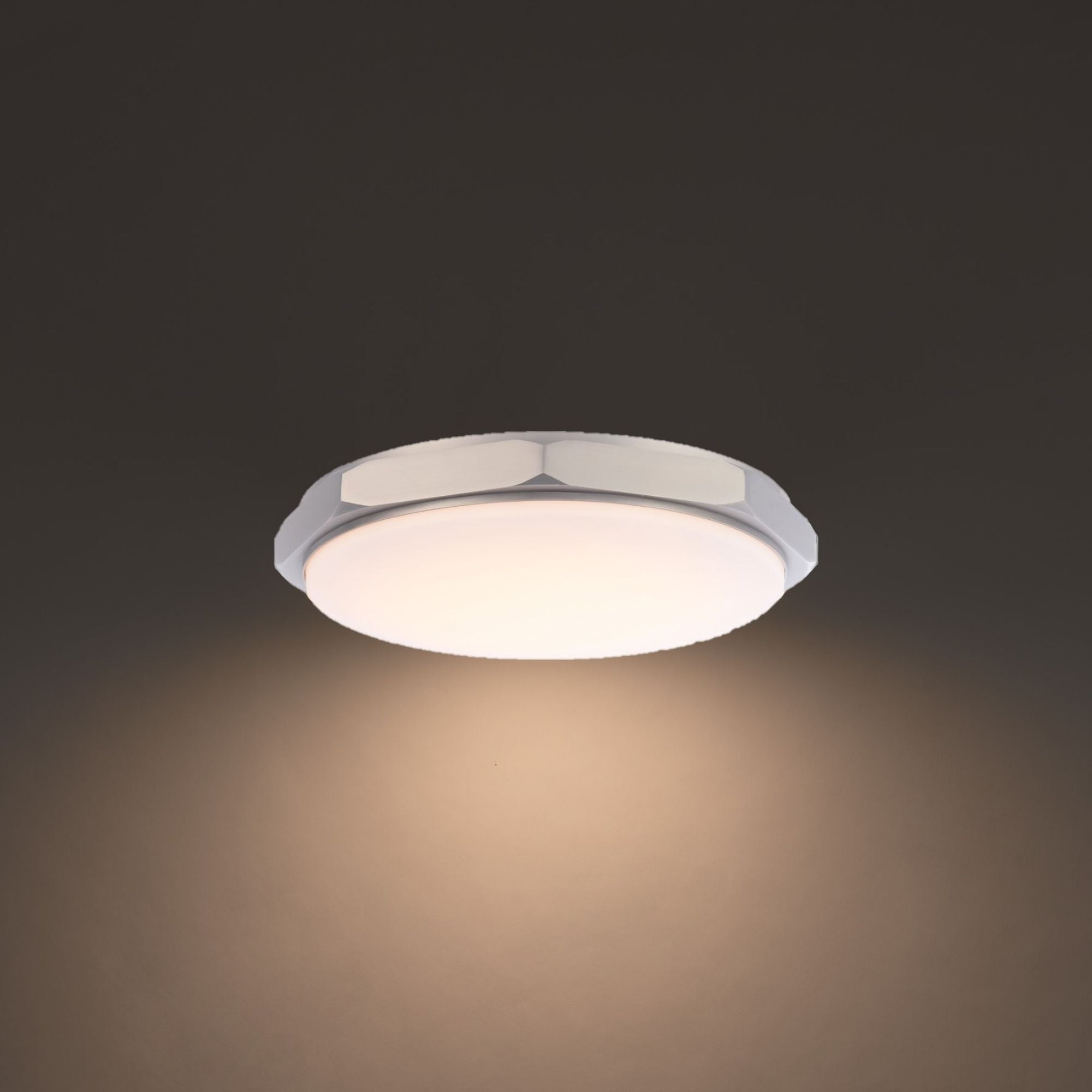Grommet 13" LED Flush Mount, 3CCT, Brushed Nickel Finish
