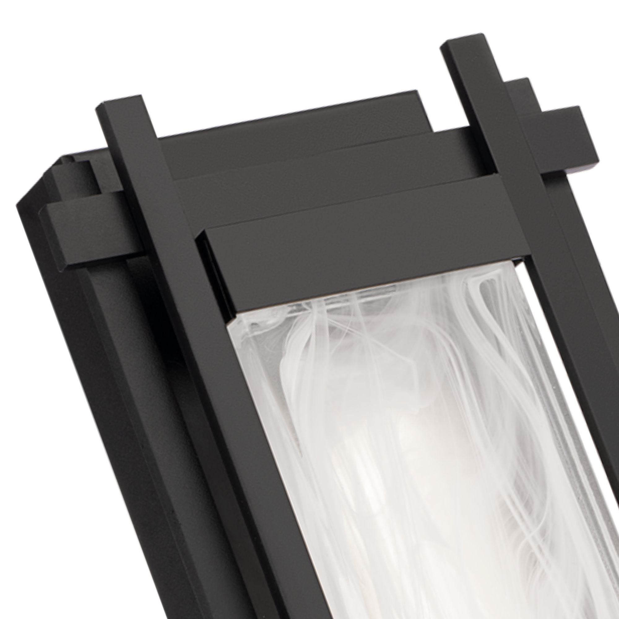 Haze 22" LED Outdoor Wall Sconce, Black Finish