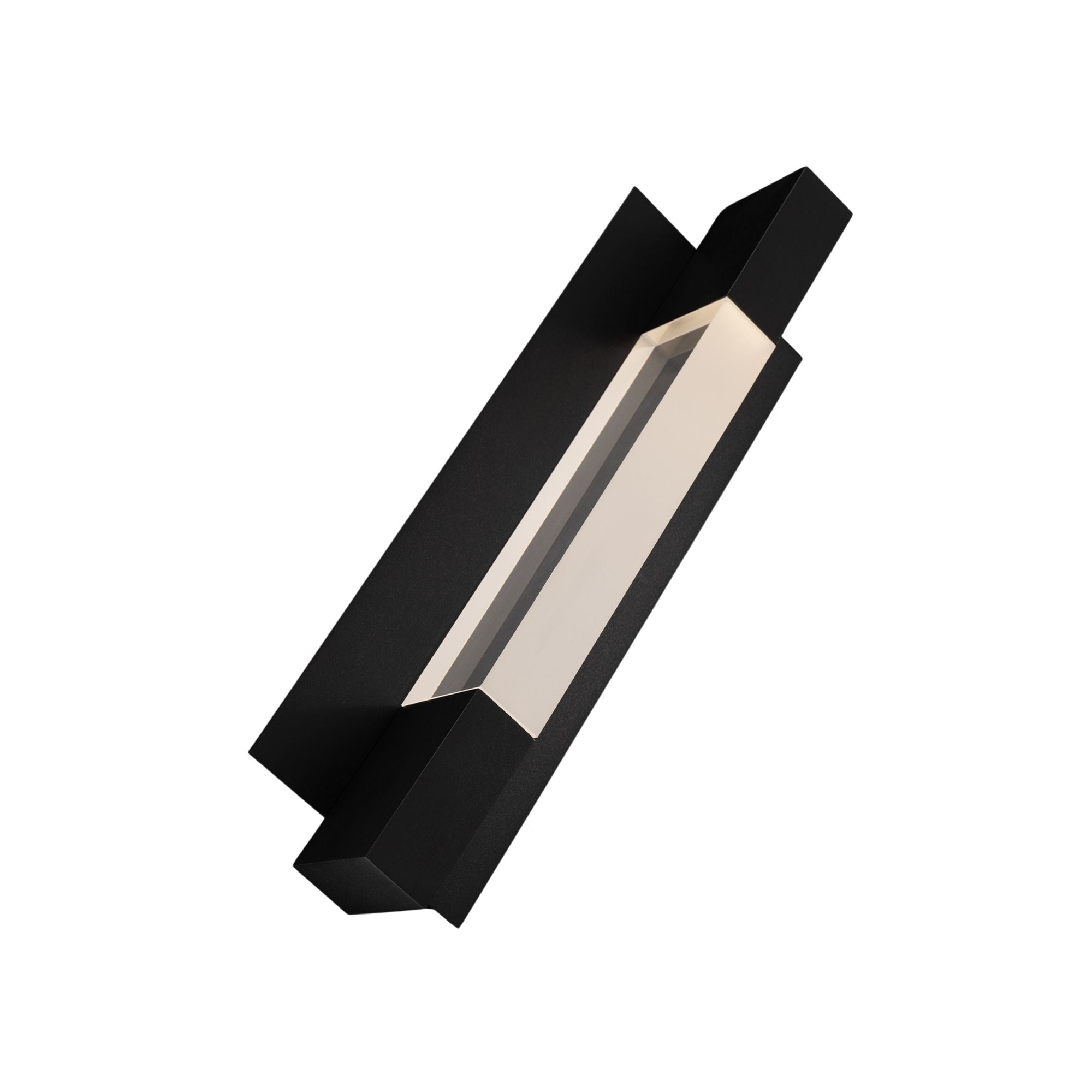 Heliograph 18" LED Outdoor Wall Sconce, Black Finish