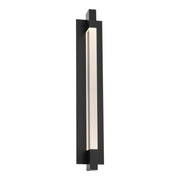 Heliograph 32" LED Outdoor Wall Sconce, Black Finish