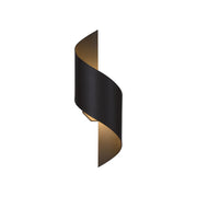 Helix 17" LED Outdoor Wall Sconce, Bronze Finish