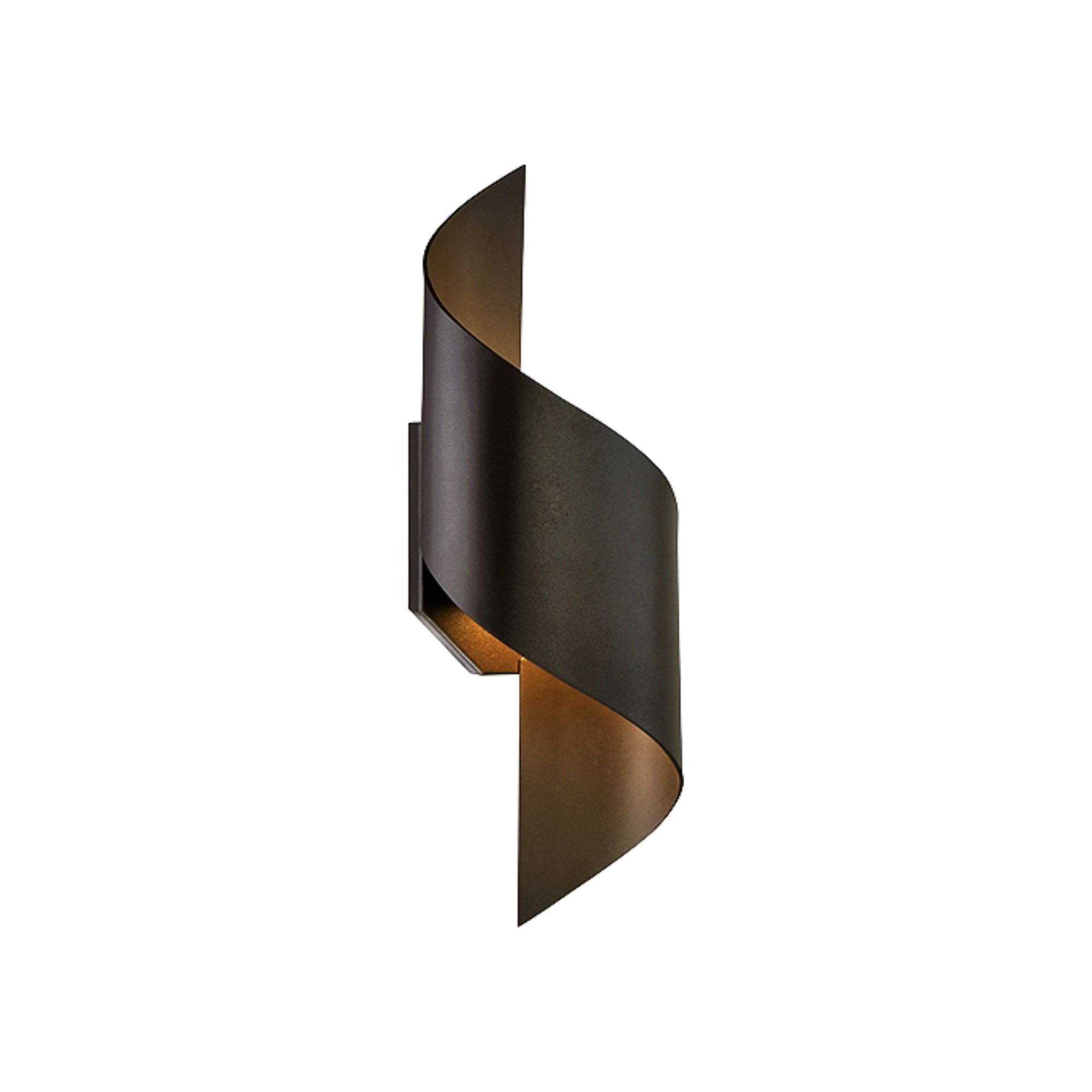 Helix 17" LED Outdoor Wall Sconce, Bronze Finish