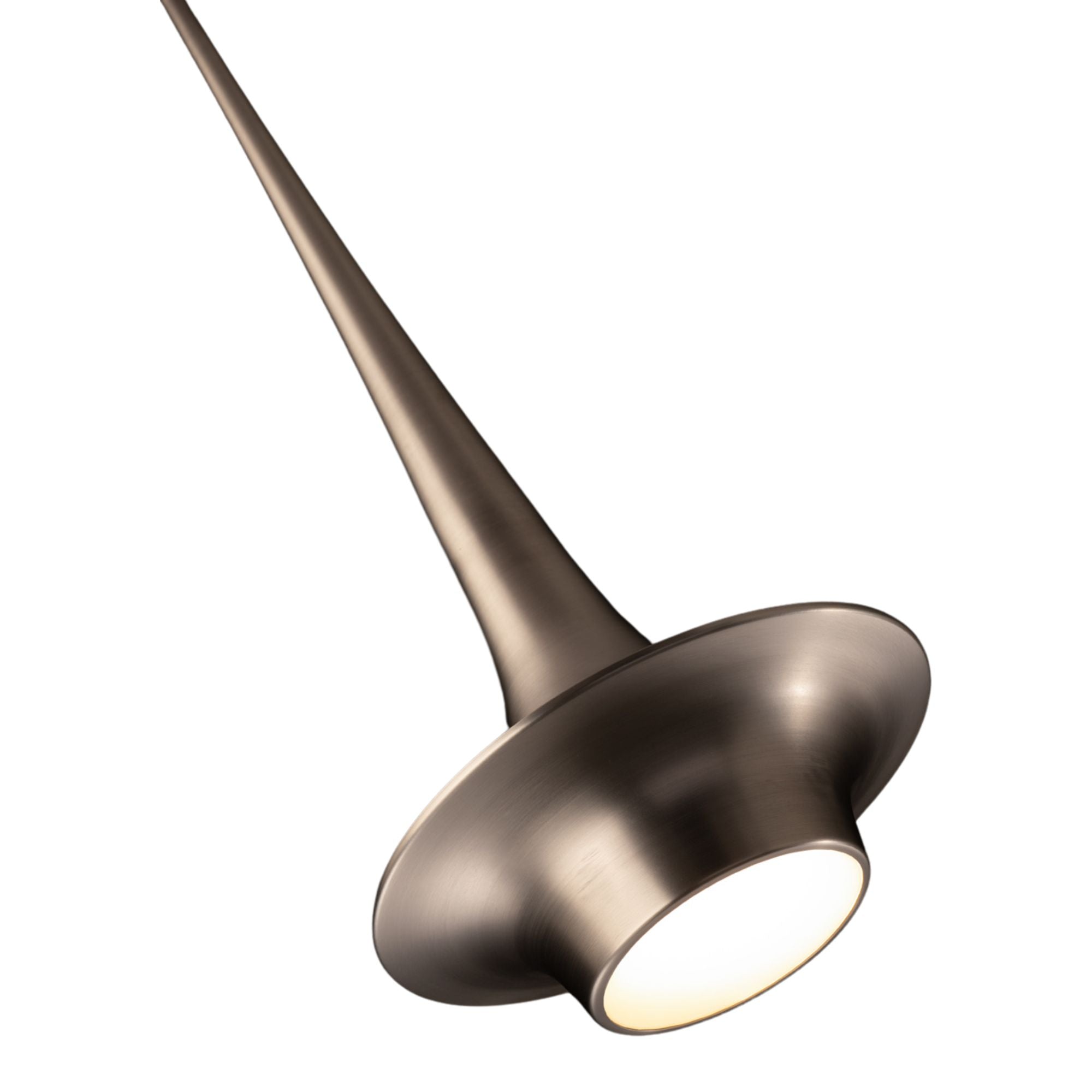 Hugo 24" LED Mini Pendant, Brushed Nickel Finish - Bees Lighting