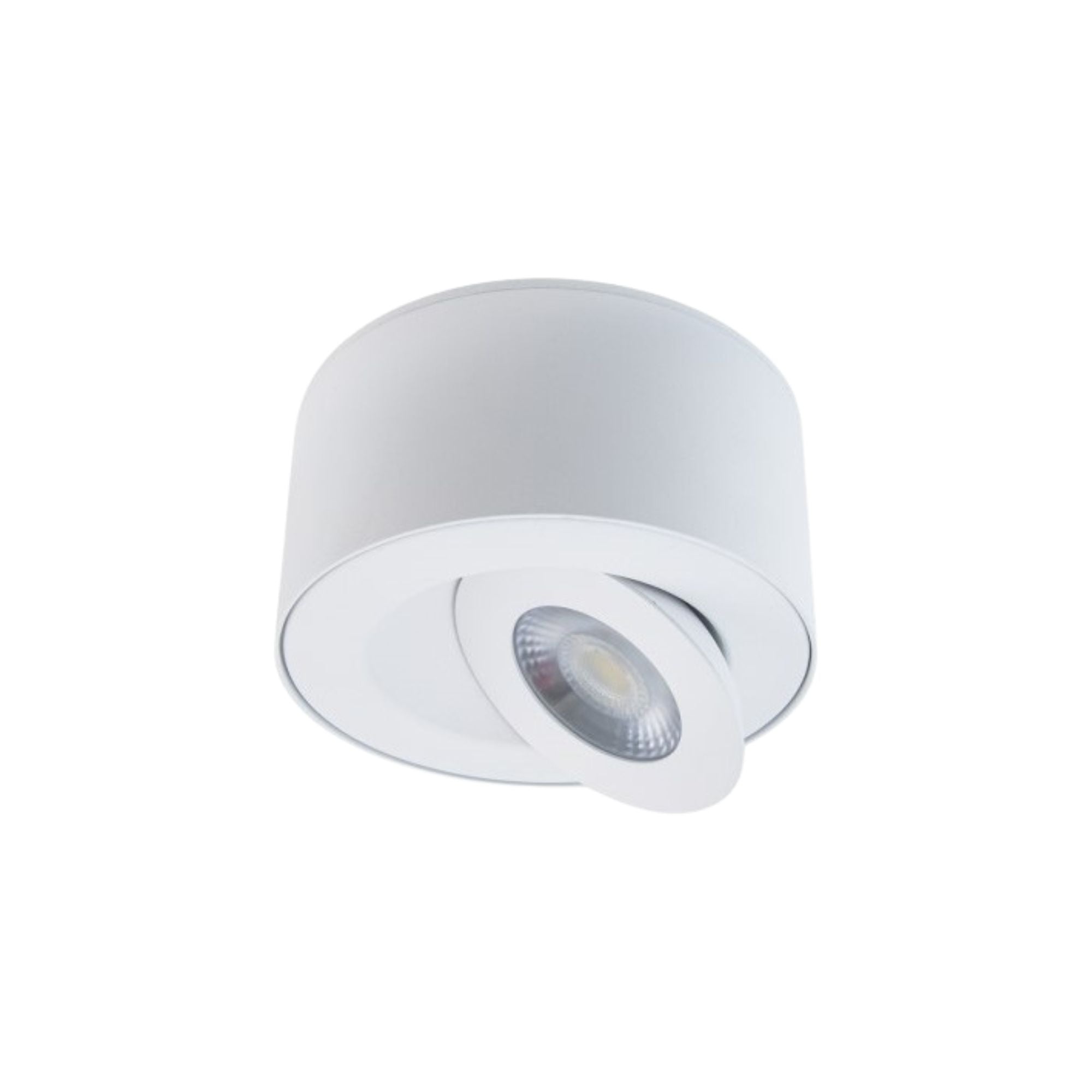 I Spy 5" LED Outdoor Flush Mount, 3500K, White Finish