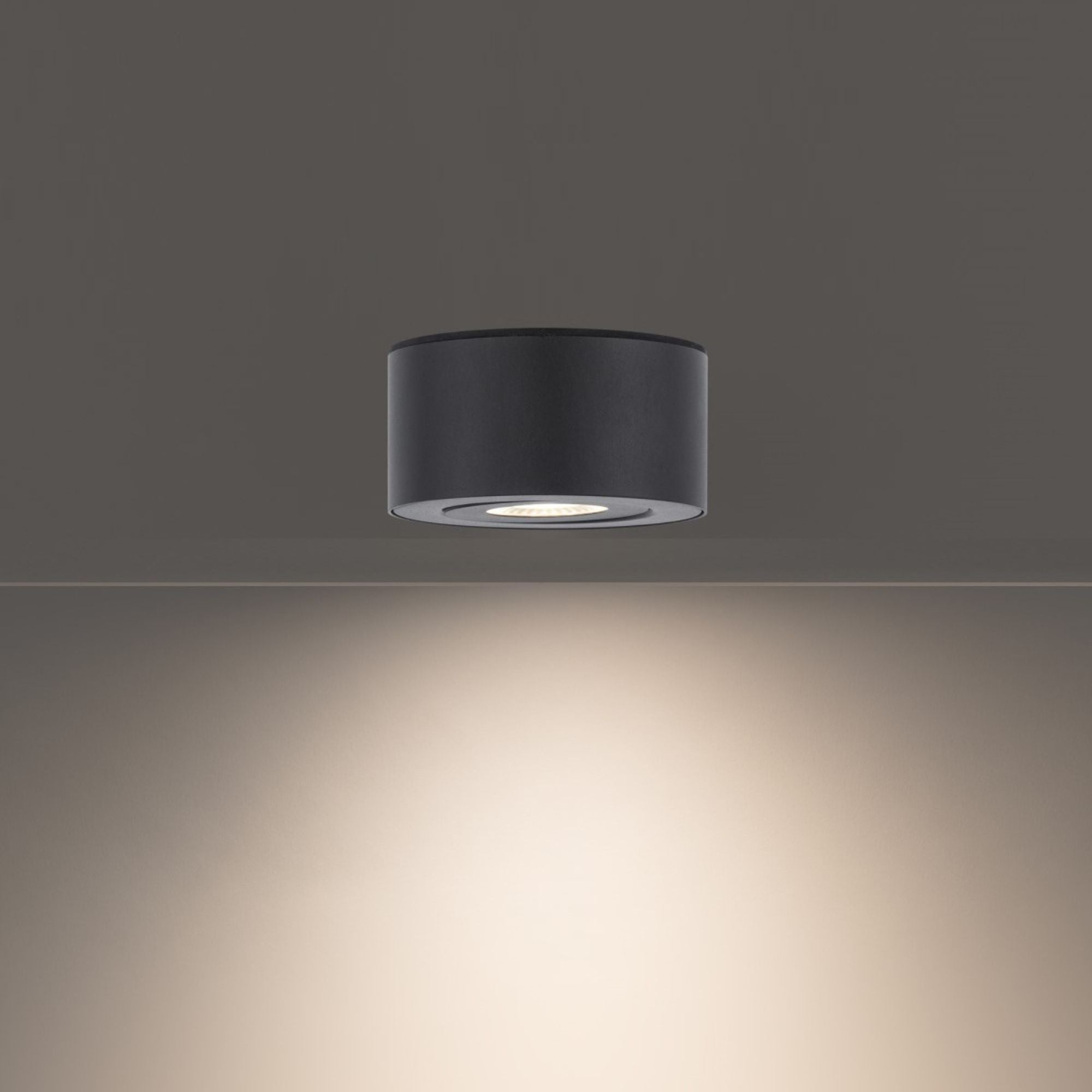 I Spy 5" LED Outdoor Flush Mount, 4000K, Black Finish
