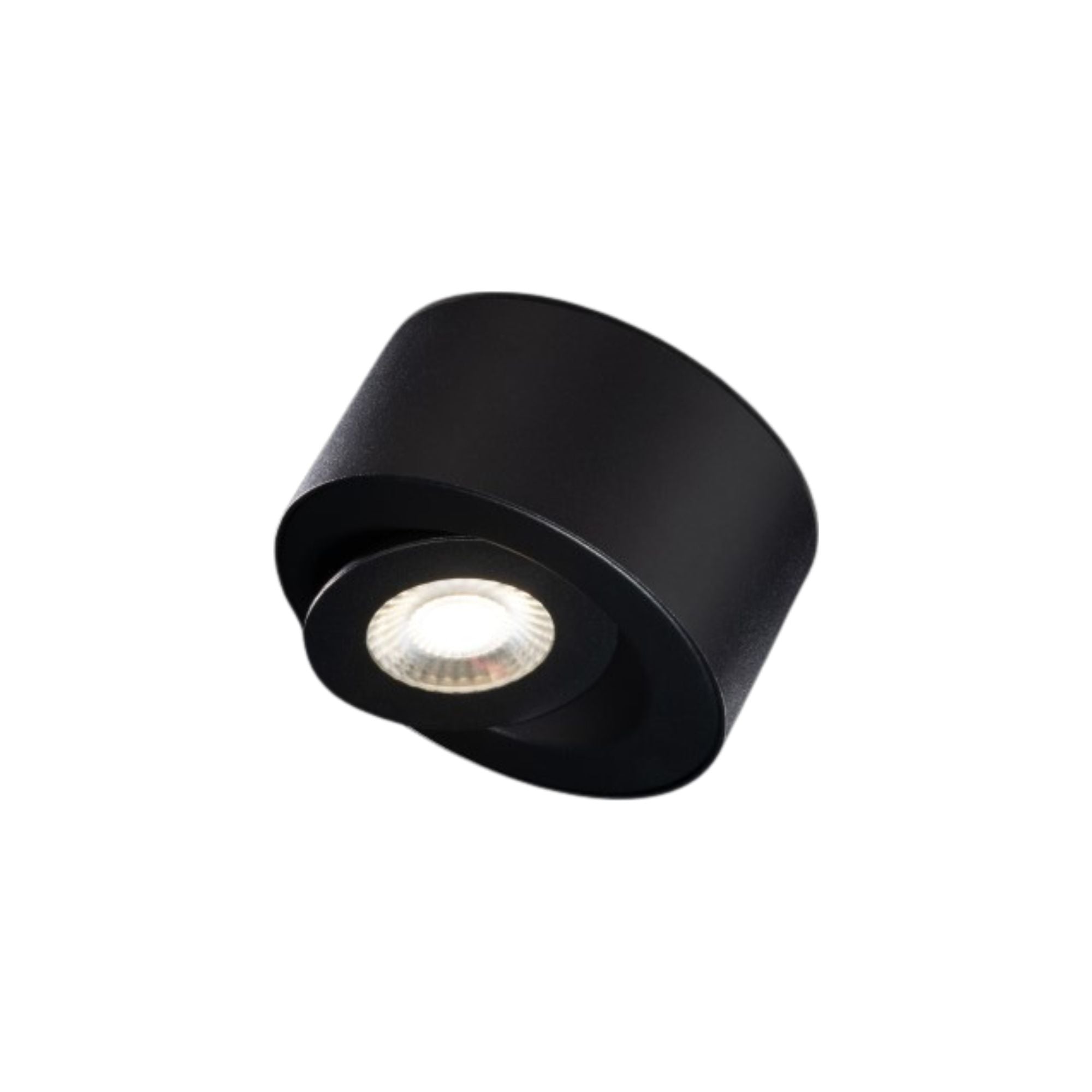 I Spy 5" LED Outdoor Flush Mount, 4000K, Black Finish