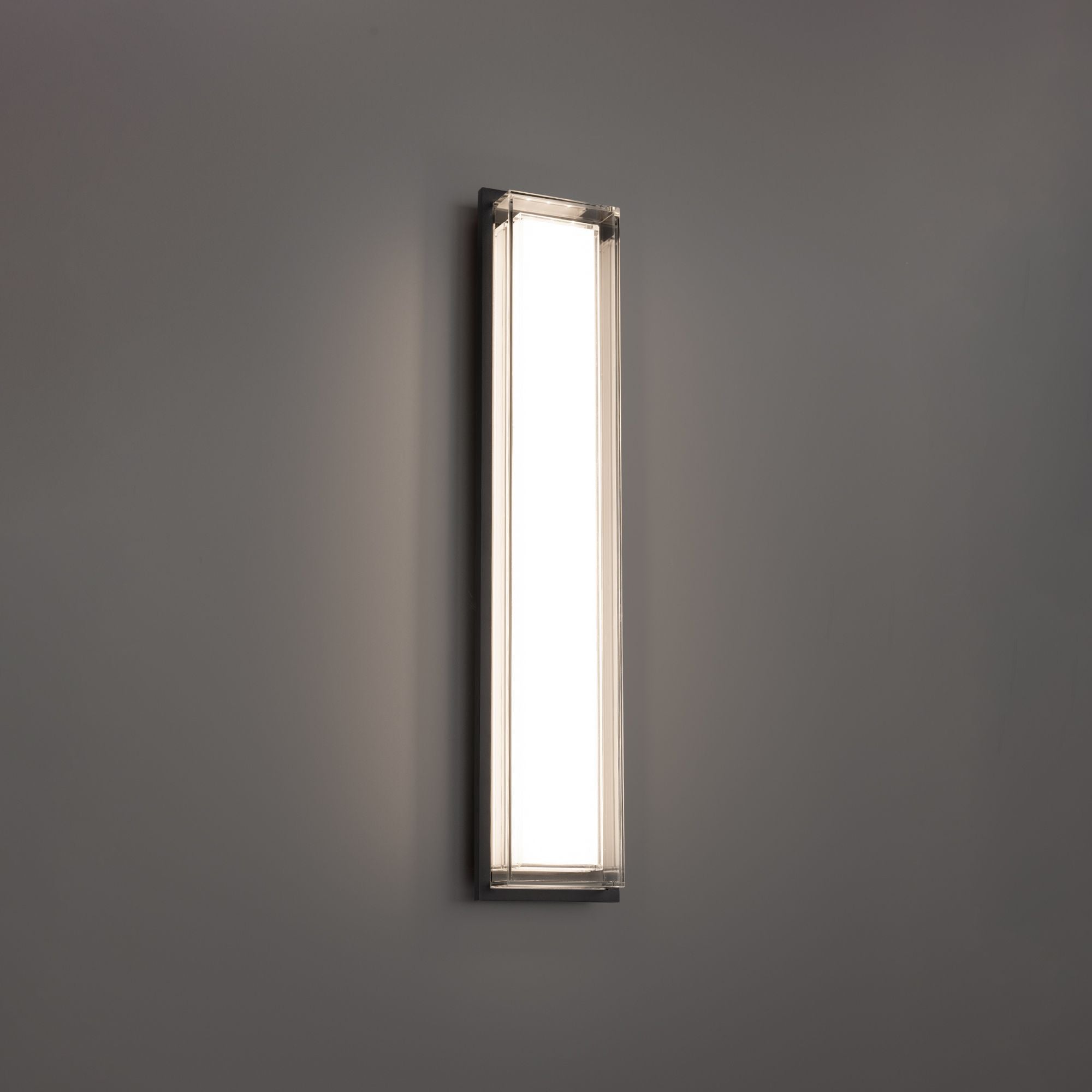 Ice Bar 26" LED Outdoor Wall Sconce, Black Finish