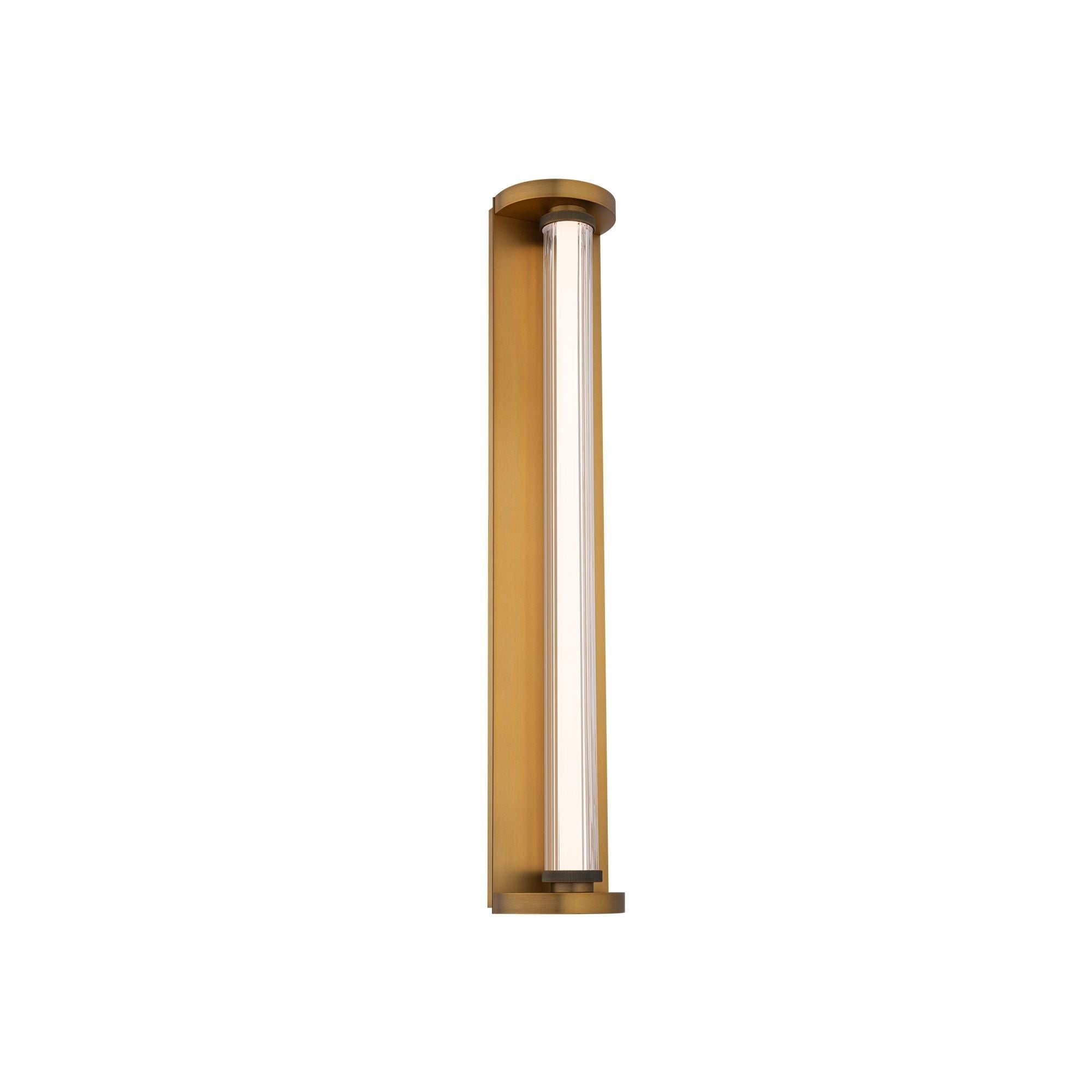 Modern Forms Iconix 28" LED Bath Vanity, 4CCT, Aged Brass Finish