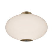 Illusion 22" LED Flush Mount, 3CCT, Aged Brass Finish