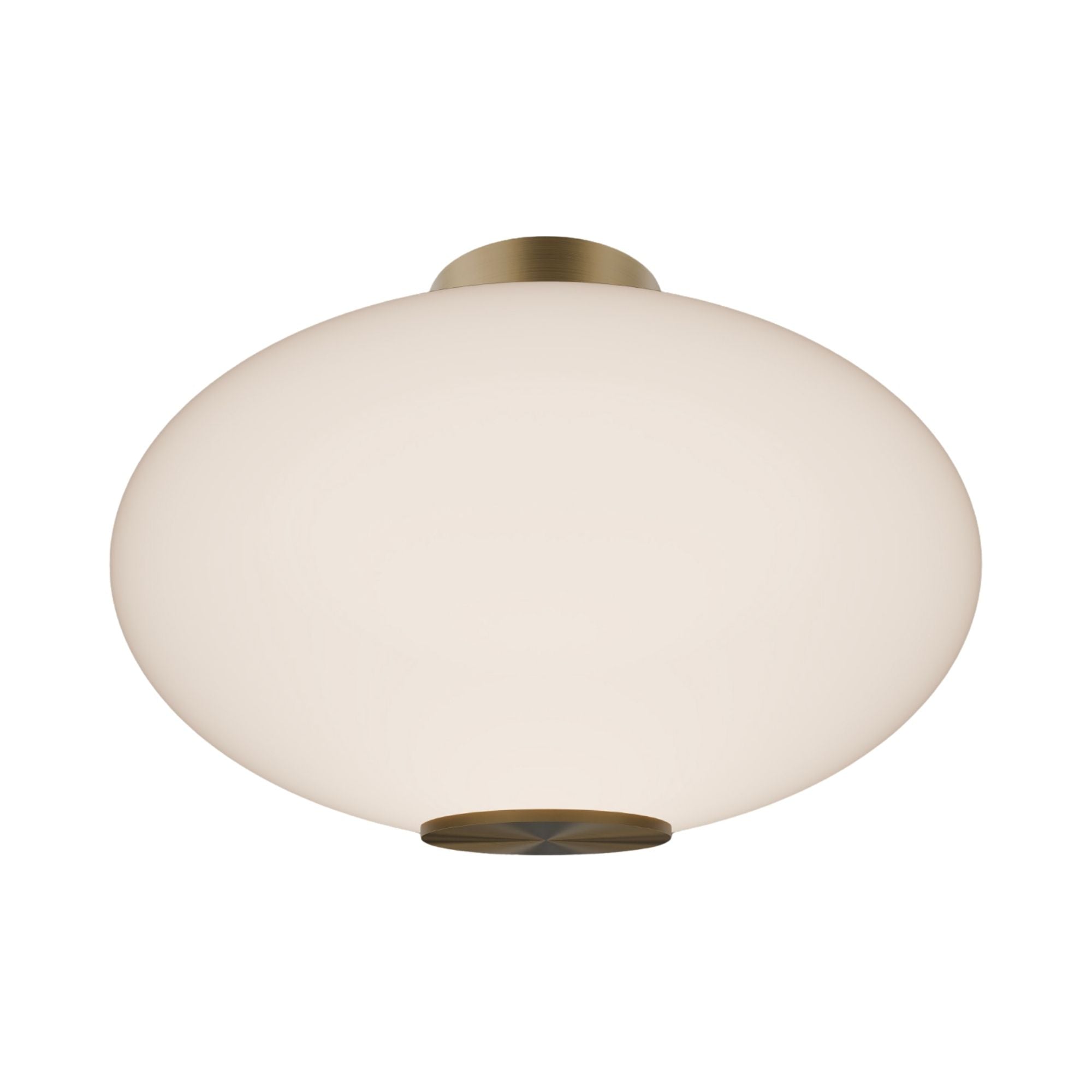 Illusion 22" LED Flush Mount, 3CCT, Aged Brass Finish