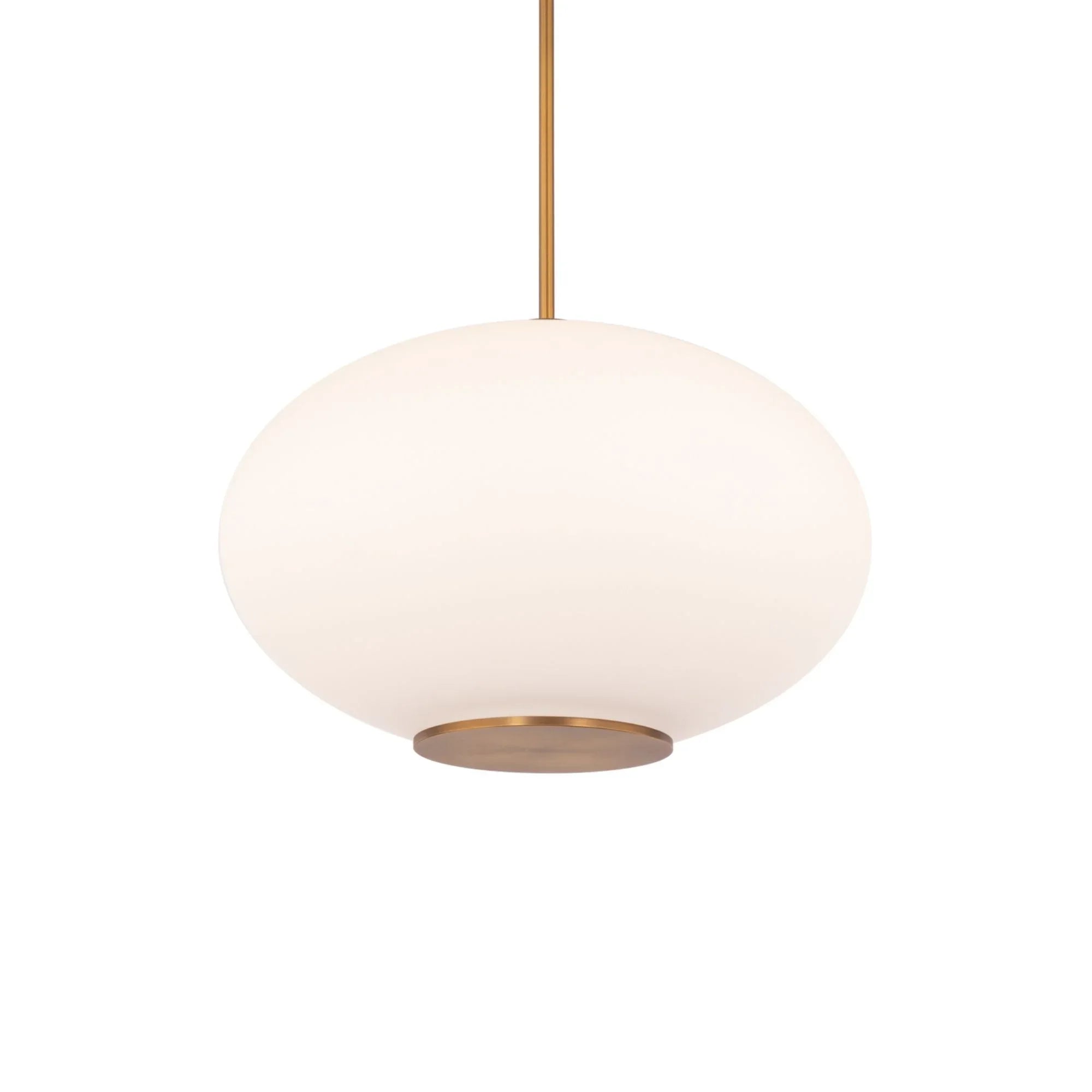 Modern Forms - Illusion 16" LED Pendant, 2700K, Aged Brass Finish | Bees Lighting