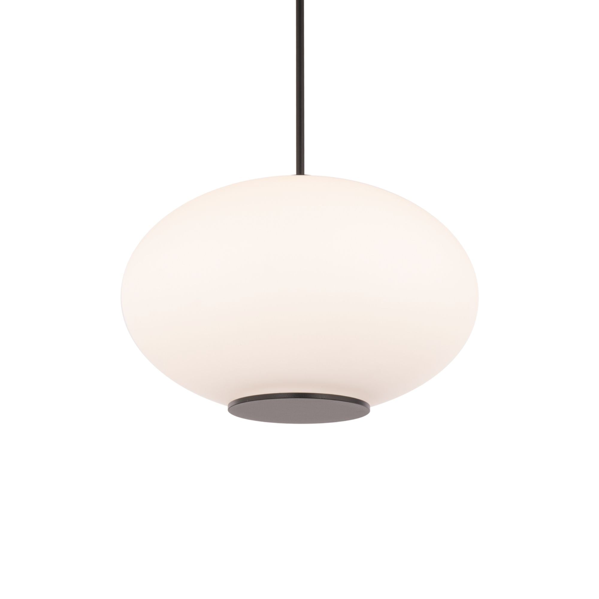 Illusion 16" LED Pendant, 2700K, Black Finish
