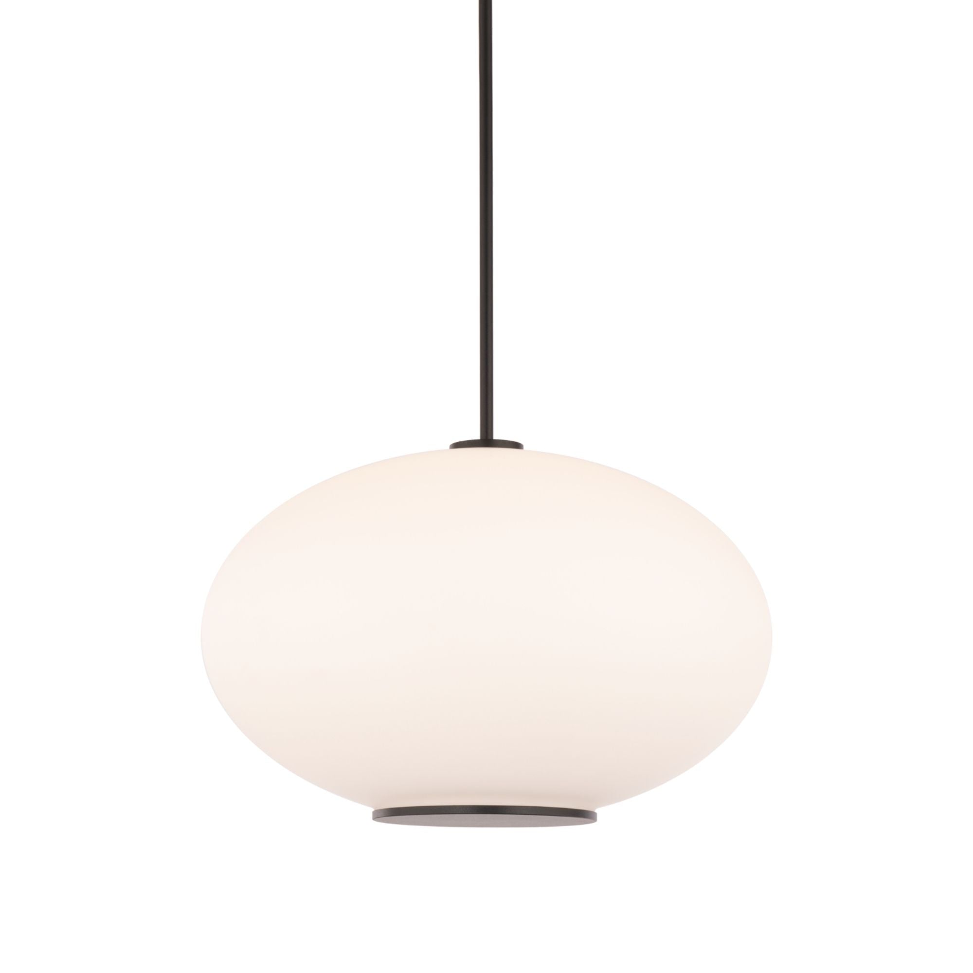 Illusion 16" LED Pendant, 2700K, Black Finish