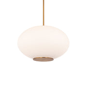 Illusion 16" LED Pendant, 3000K, Aged Brass Finish