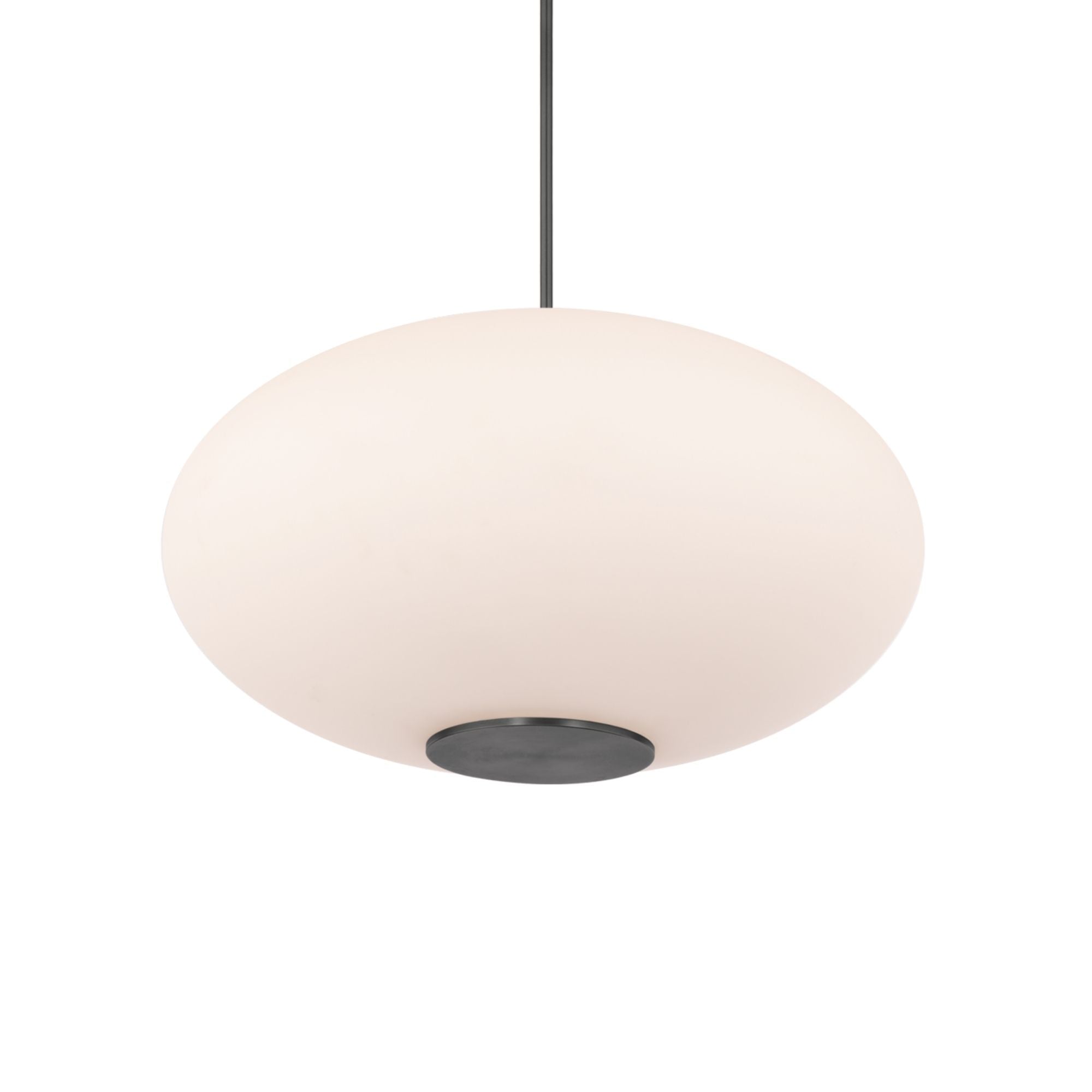 Illusion 22 in. LED Pendant Light 3000K Black finish
