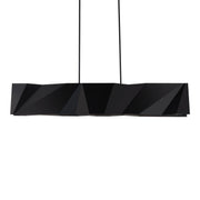 Intrasection 56" LED Linear Pendant, Black Finish - Bees Lighting